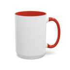 Custom Accent Coffee Mug — Ceramic Mug (11/15oz)