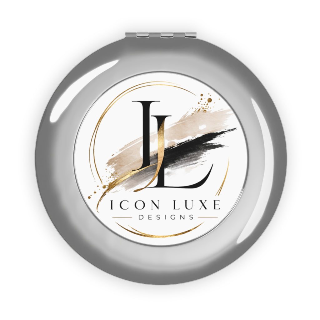 Custom Compact Travel Mirror — Round Pocket Mirror