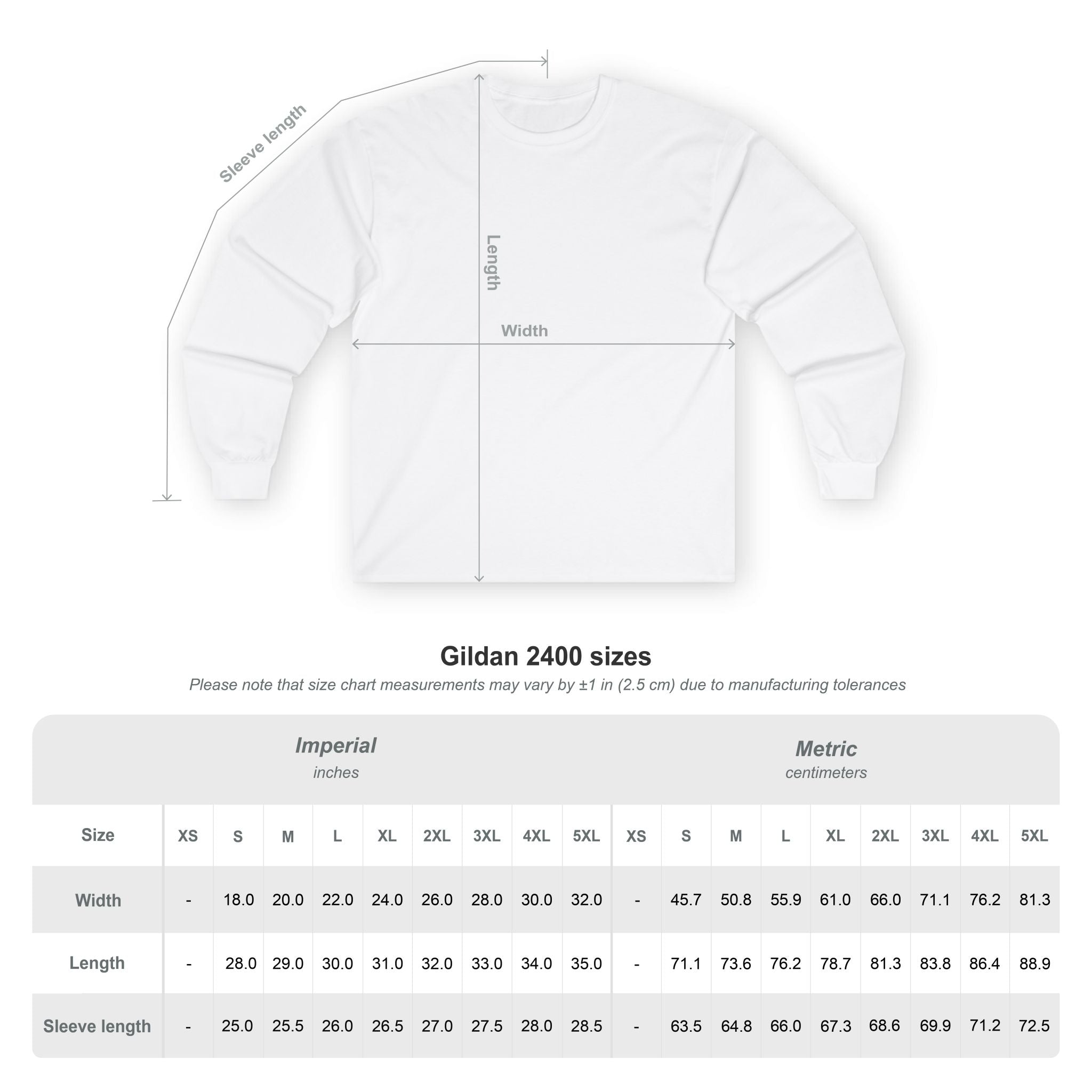 Gildan Custom Long Sleeve Tee