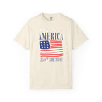 America 250th Birthday T-Shirt - Patriotic Flag Tee for 4th of July