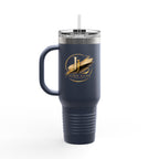 Custom 40oz Insulated Travel Mug with Handle