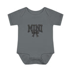 Mini Baby Bodysuit — "MINI" Bow Infant Onesie