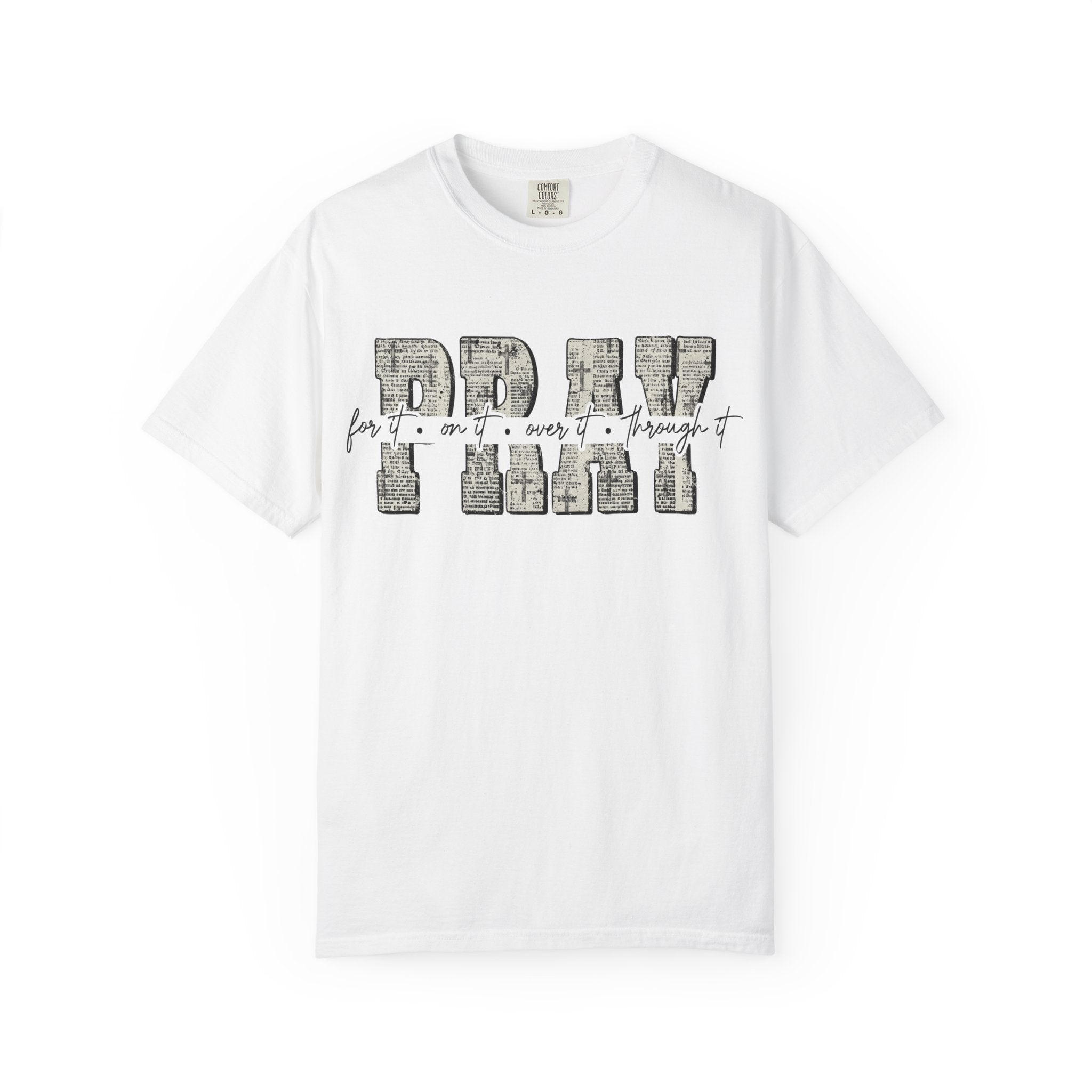 Pray T-Shirt — Vintage Block Letter Tee