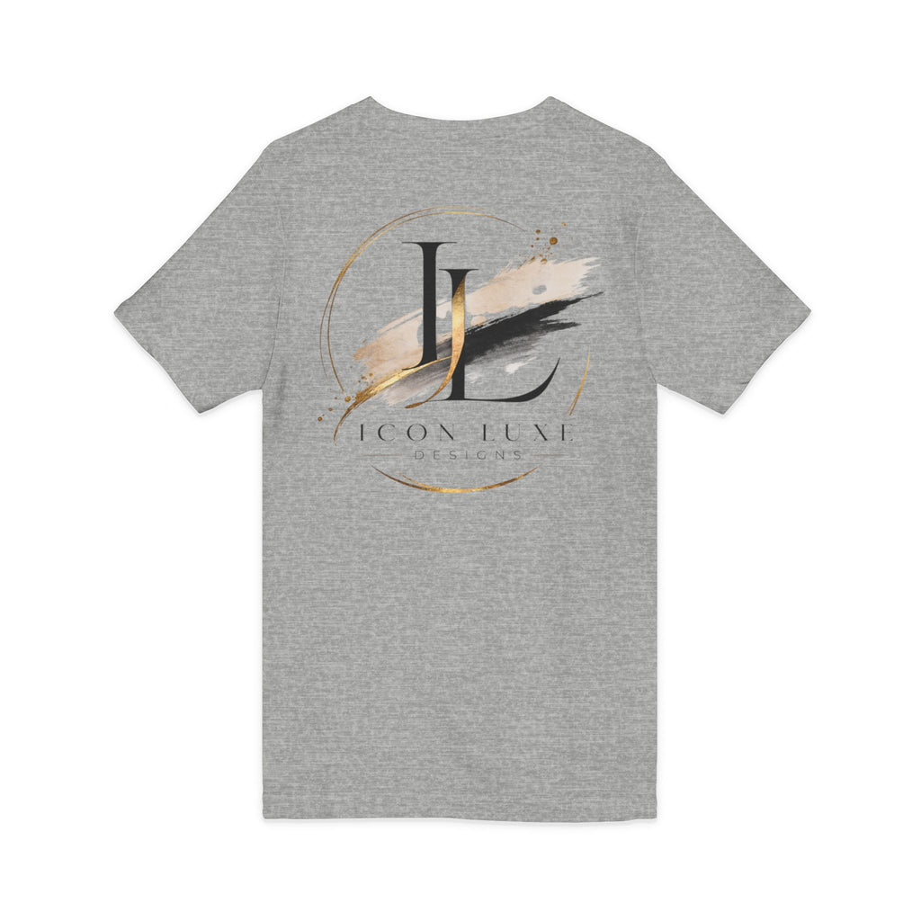 Custom Pocket V‑Neck Tee — Bella + Canvas