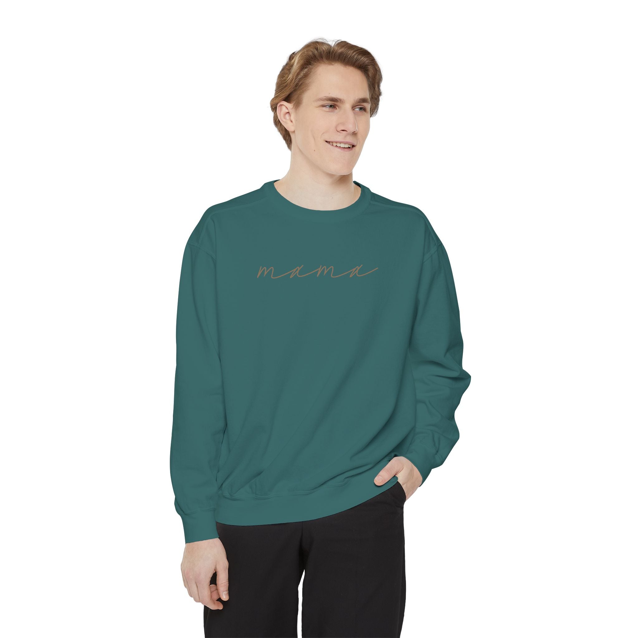 Mama Script Sweatshirt — Cozy Crewneck for New Moms & Gifts