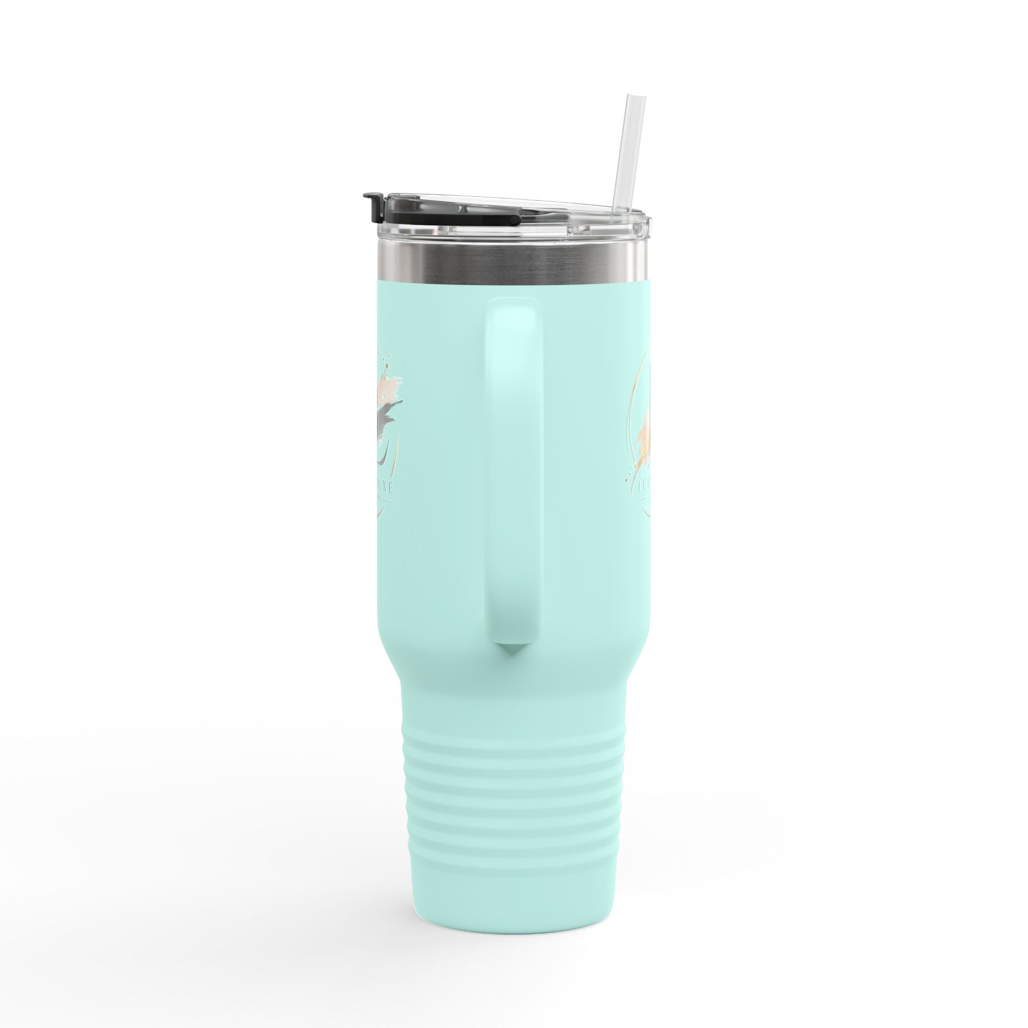 Custom 40oz Insulated Travel Mug with Handle