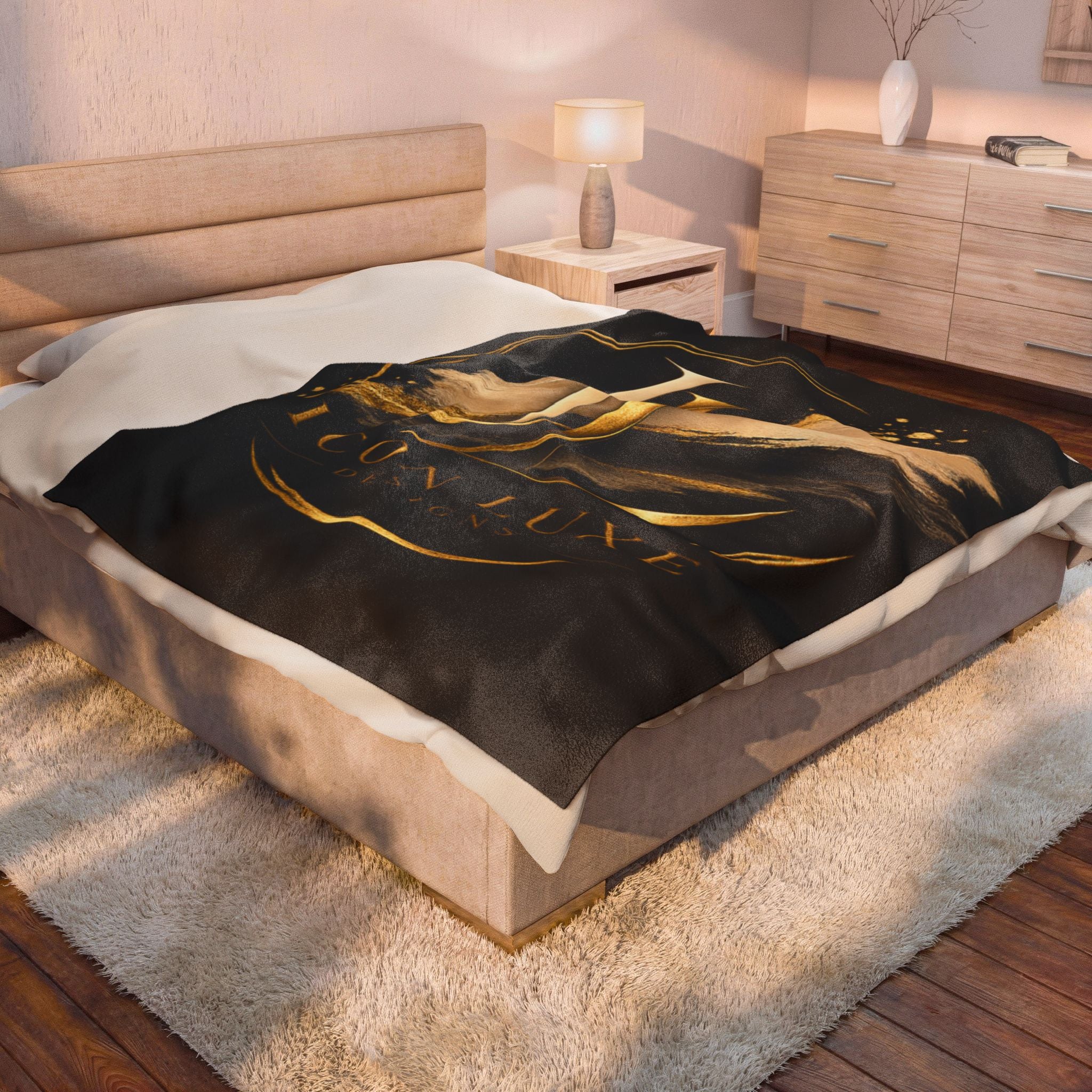 Custom Velveteen Plush Blanket