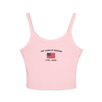 200 Years of Freedom Tank Top — 1776–1976 Patriotic Cropped Spaghetti Strap