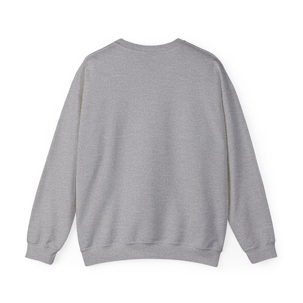 Crewneck Sweatshirt — Teddy Bear Wearing 'Jesus' Sweater Christian Graphic