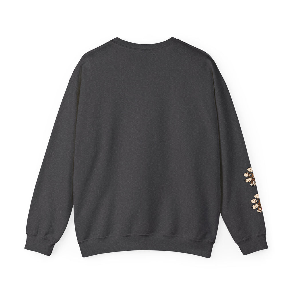 Dog Mama Leopard Print Crewneck Sweatshirt