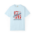 America Land of the Free Graphic T-Shirt — Patriotic