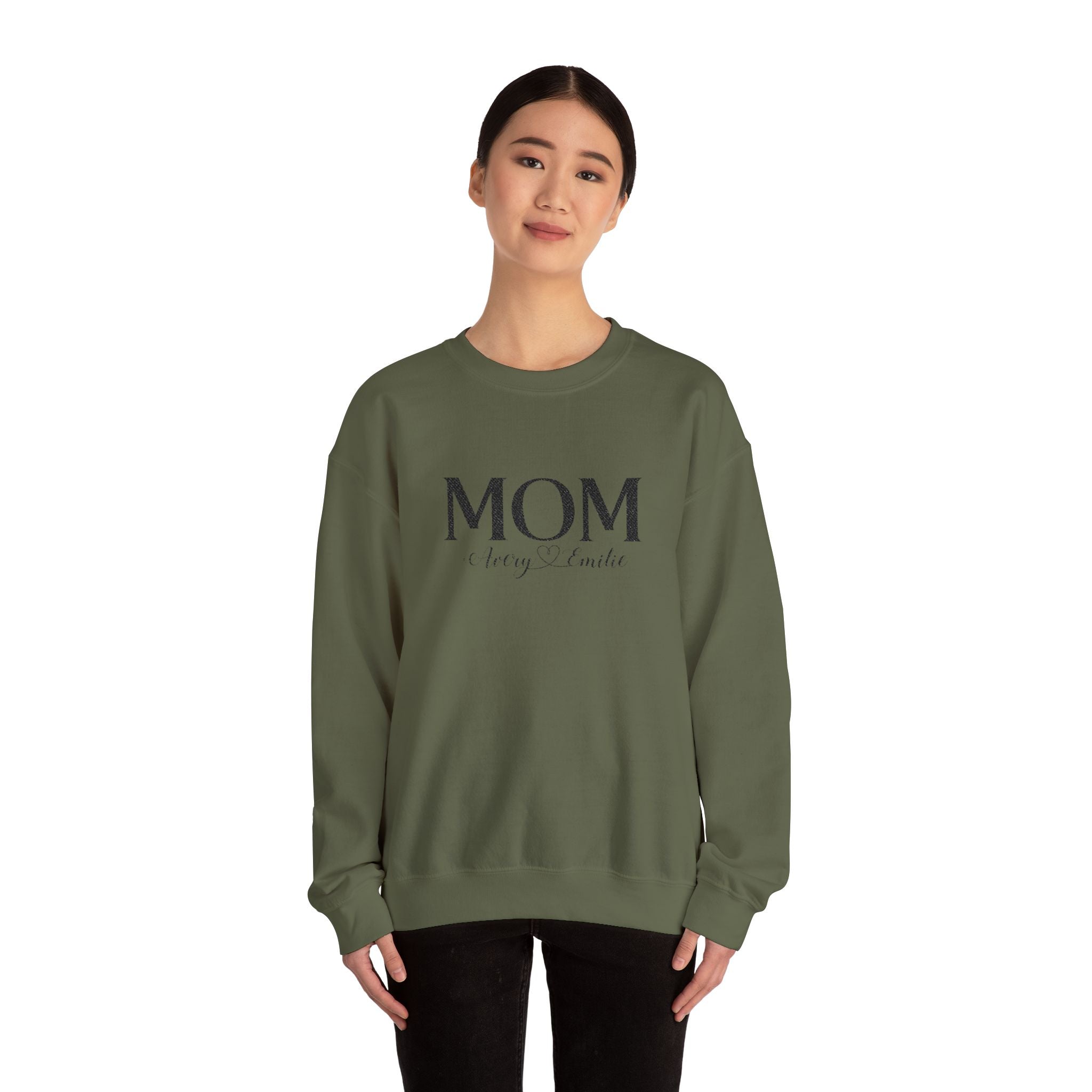 Custom Mom with Kids Names Sweatshirt