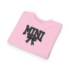Toddler Sweatshirt - 'Mini' Bow Graphic Pullover