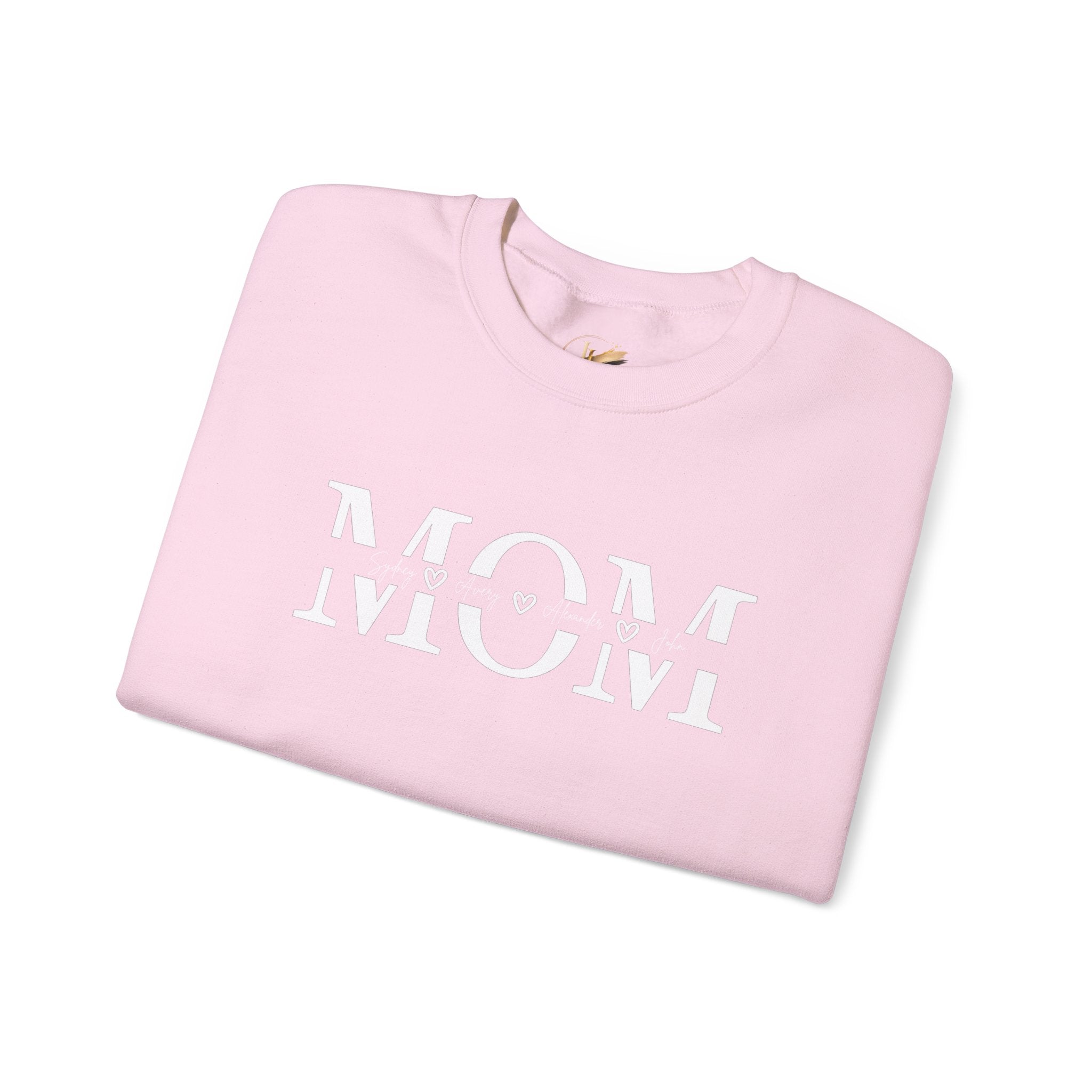 Customized Mom with Children's Names Crewneck Sweatshirt