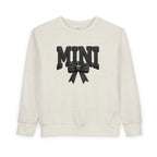 Toddler Sweatshirt - 'Mini' Bow Graphic Pullover