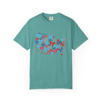 USA Map T-Shirt —  Patriotic Tee