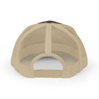God Script Trucker Cap — Gold Sparkle Faith Snapback