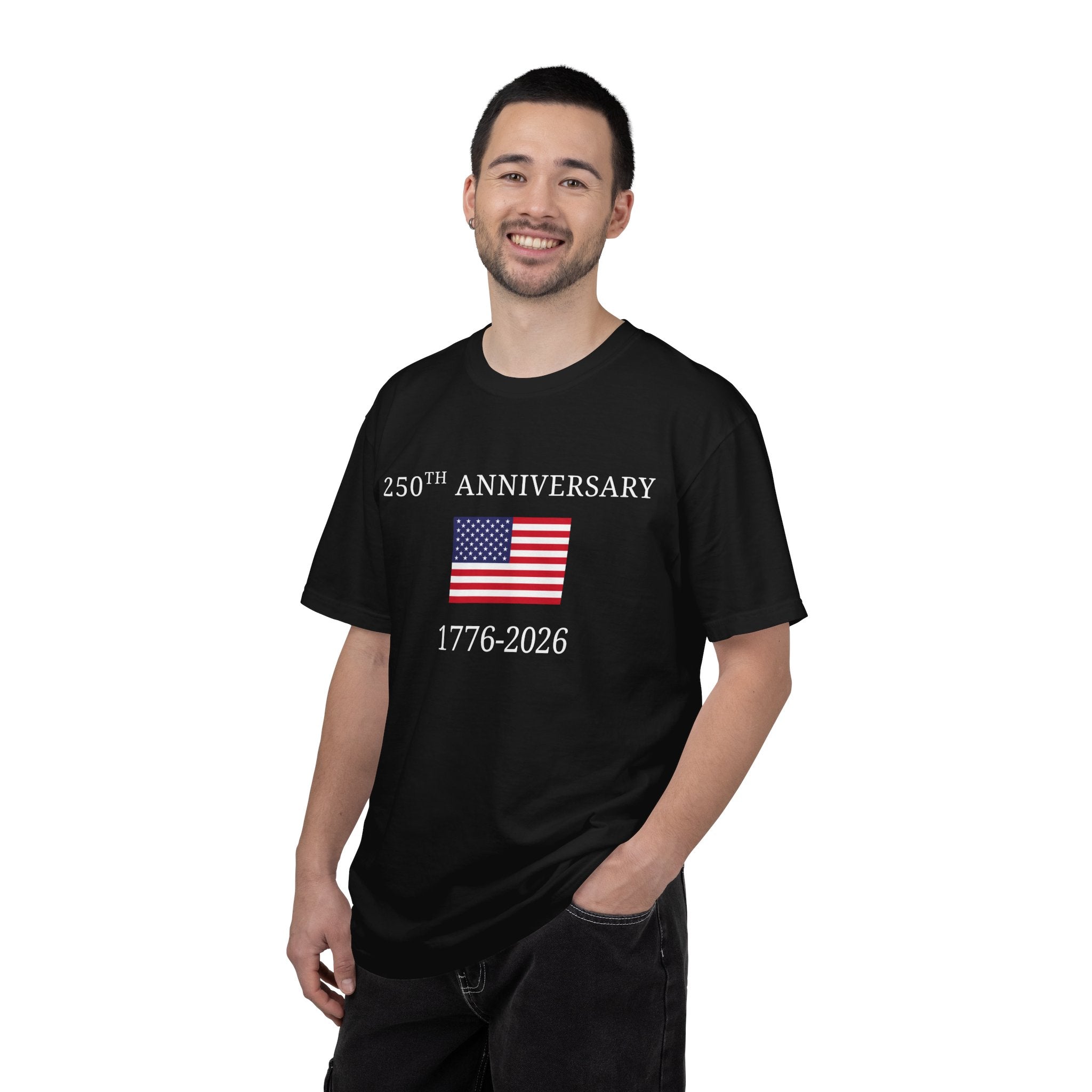 T-Shirt — 250th Anniversary USA Flag 1776-2026 Patriotic Shirt