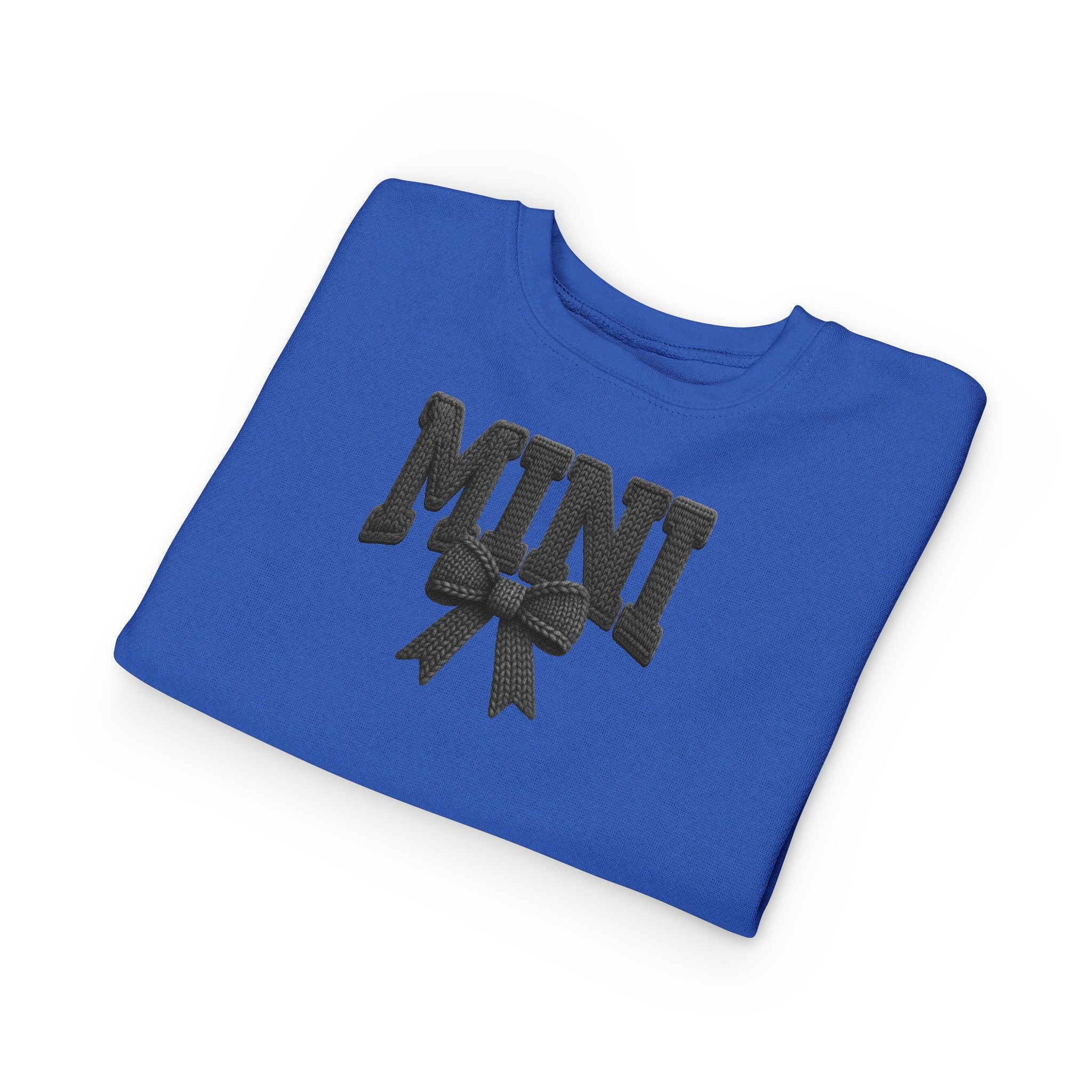 Toddler Sweatshirt - 'Mini' Bow Graphic Pullover