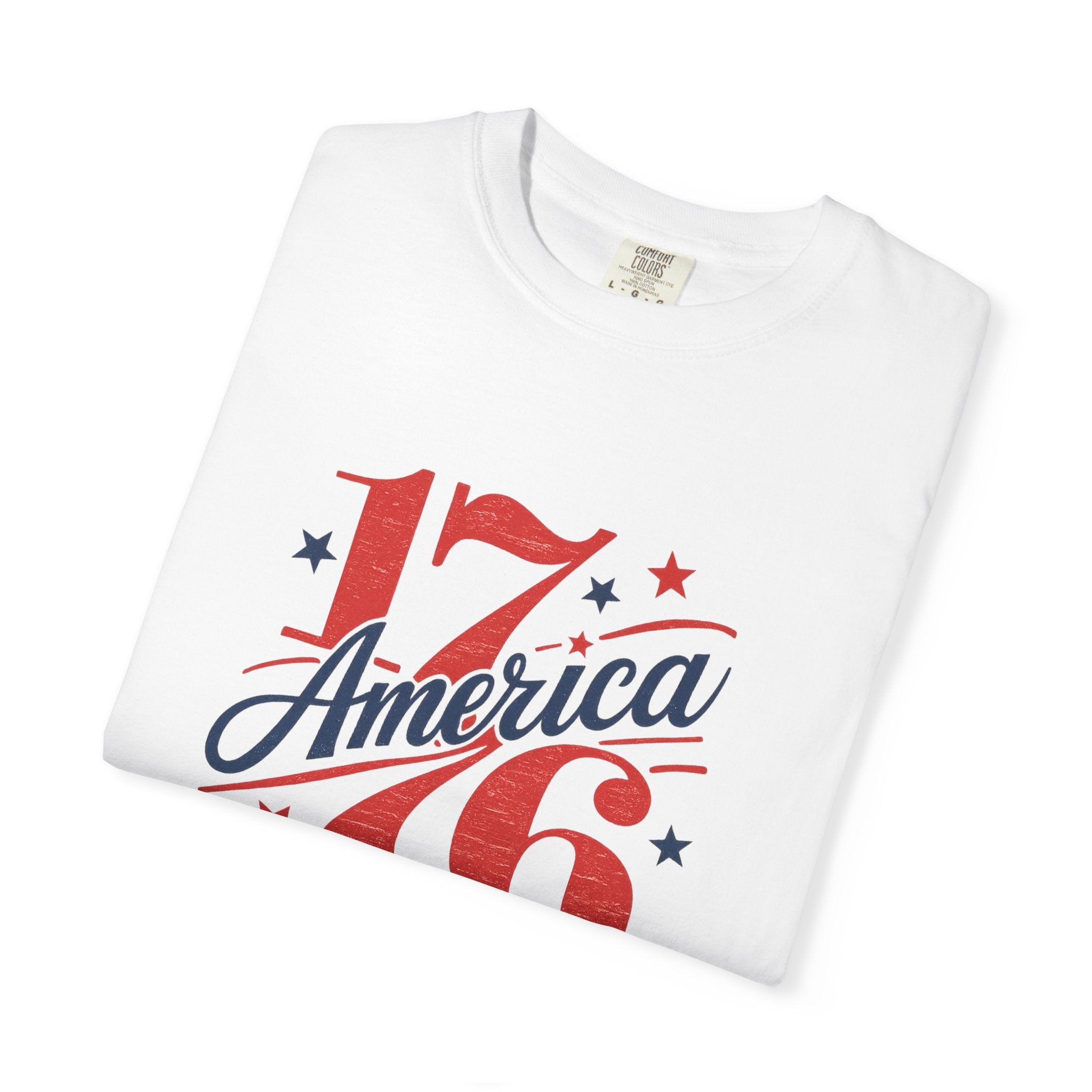 America Land of the Free Graphic T-Shirt — Patriotic