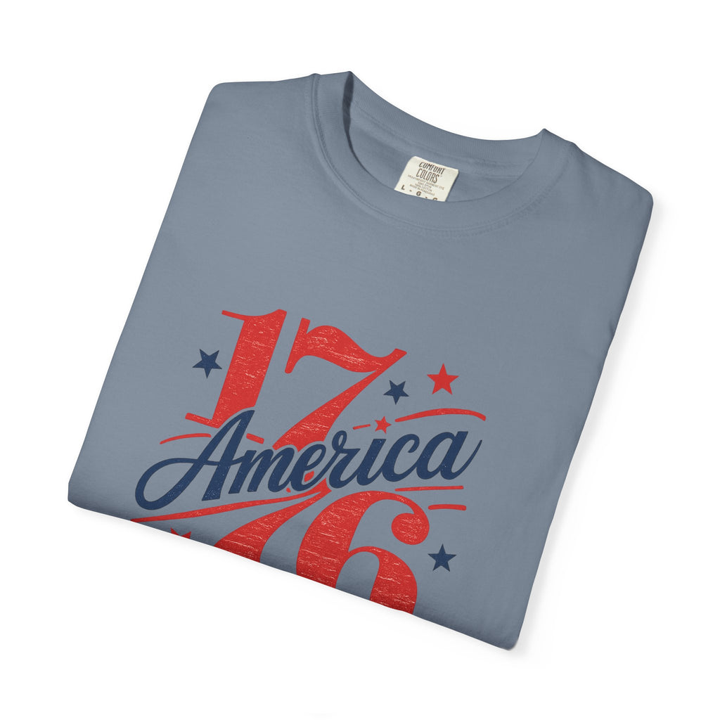 America Land of the Free Graphic T-Shirt — Patriotic