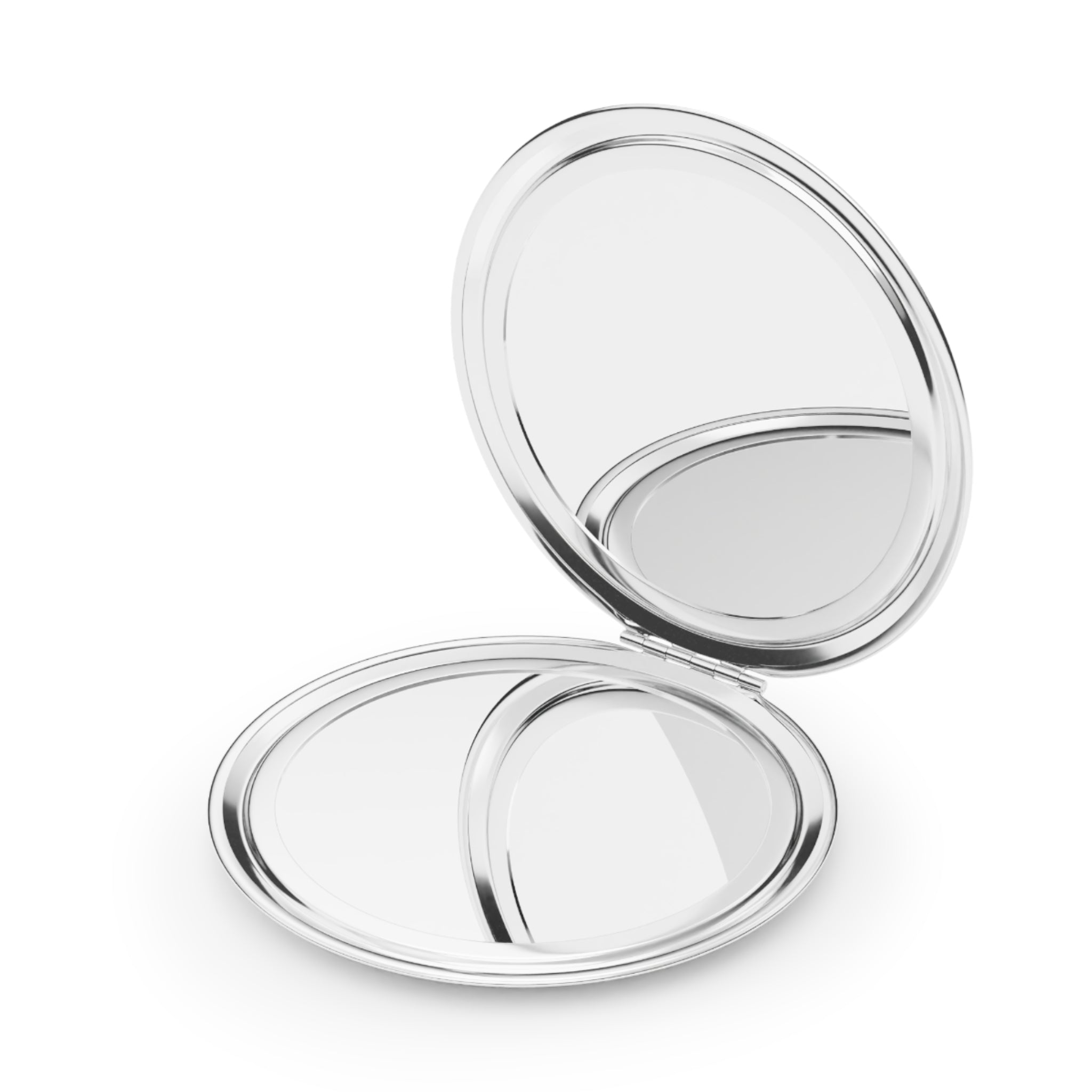 Custom Compact Travel Mirror — Round Pocket Mirror