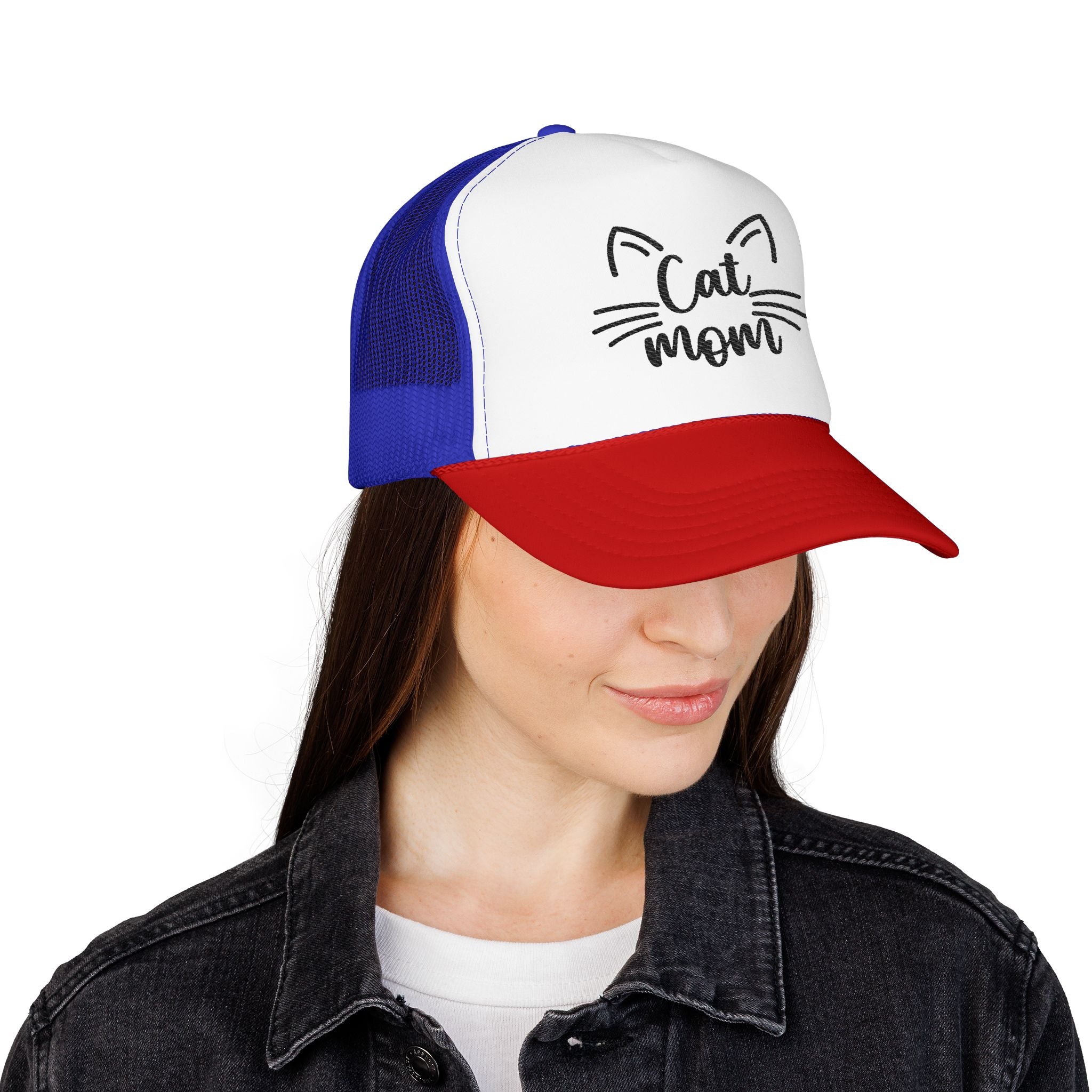 Cat Mom Foam Trucker Hat