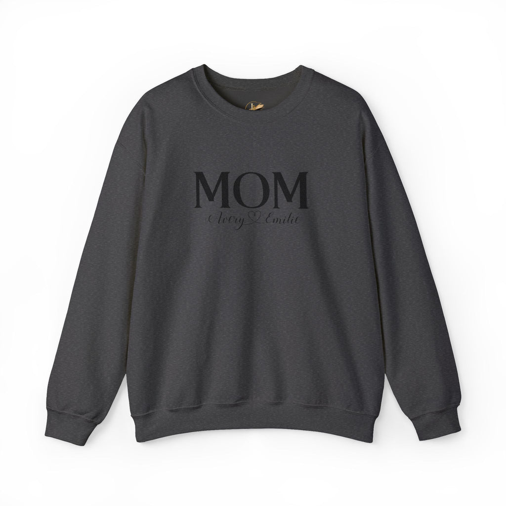 Custom Mom with Kids Names Sweatshirt