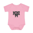 Mini Baby Bodysuit — "MINI" Bow Infant Onesie