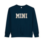 Mini Toddler Sweatshirt — Neutral Lettering Pullover