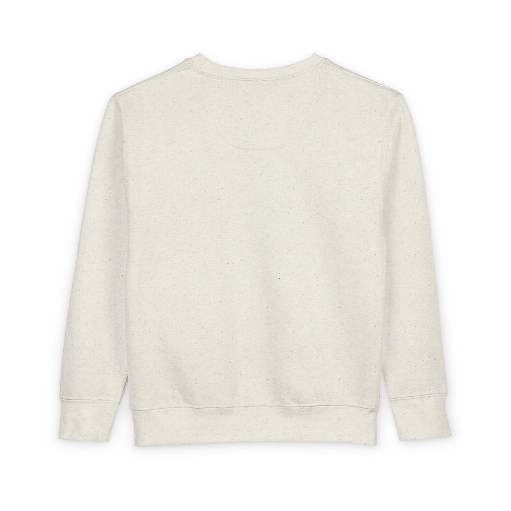 Mini Toddler Sweatshirt — Neutral Lettering Pullover