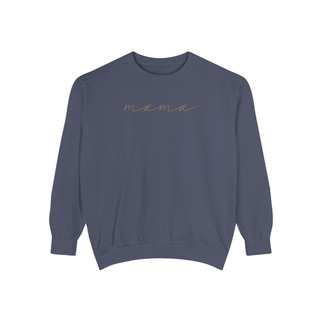 Mama Script Sweatshirt — Cozy Crewneck for New Moms & Gifts