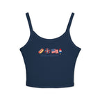 Patriotic Crop Tank Top - "230 years of freedom" July 4th Graphic