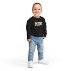 Mini Toddler Sweatshirt — Neutral Lettering Pullover