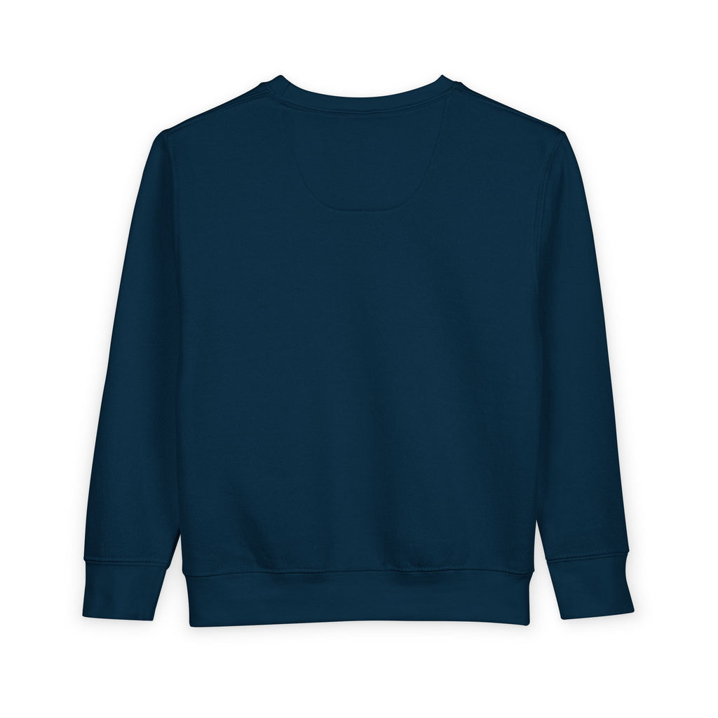 Mini Toddler Sweatshirt — Neutral Lettering Pullover