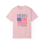 America 250th Birthday T-Shirt - Patriotic Flag Tee for 4th of July