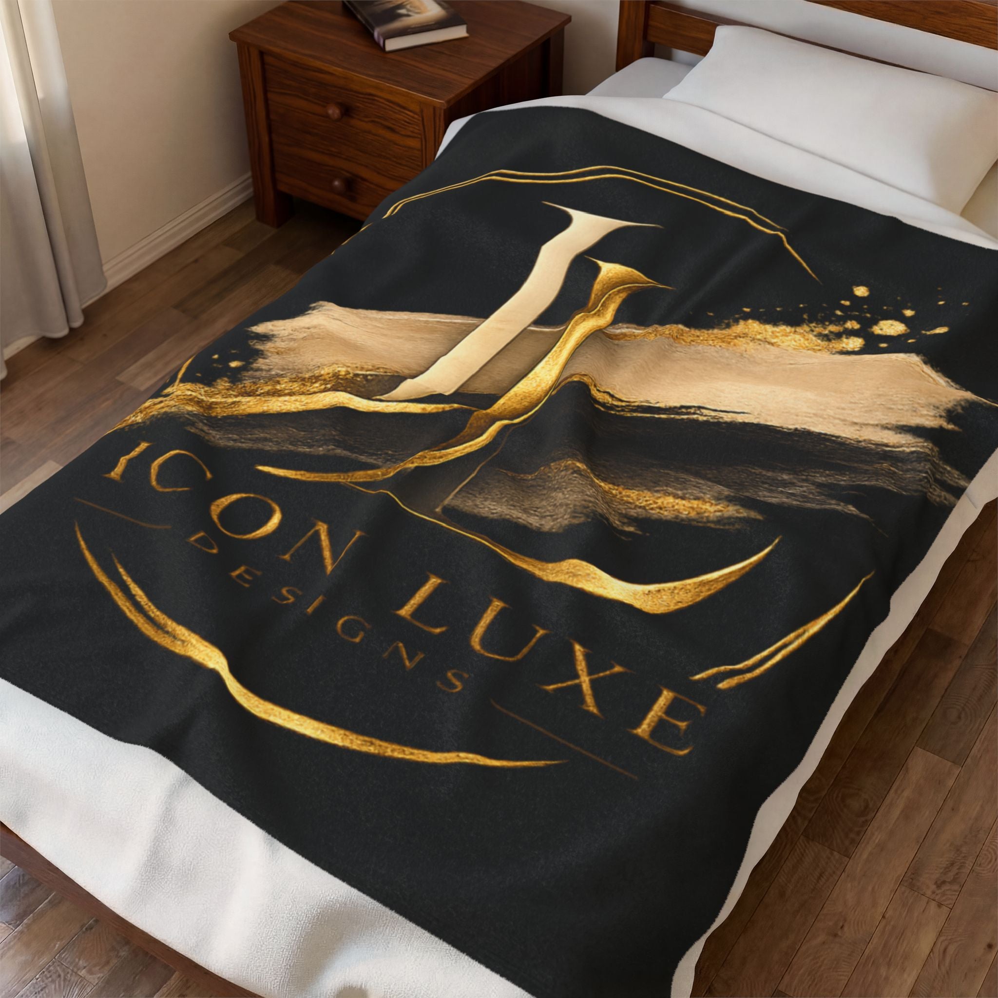 Custom Velveteen Plush Blanket