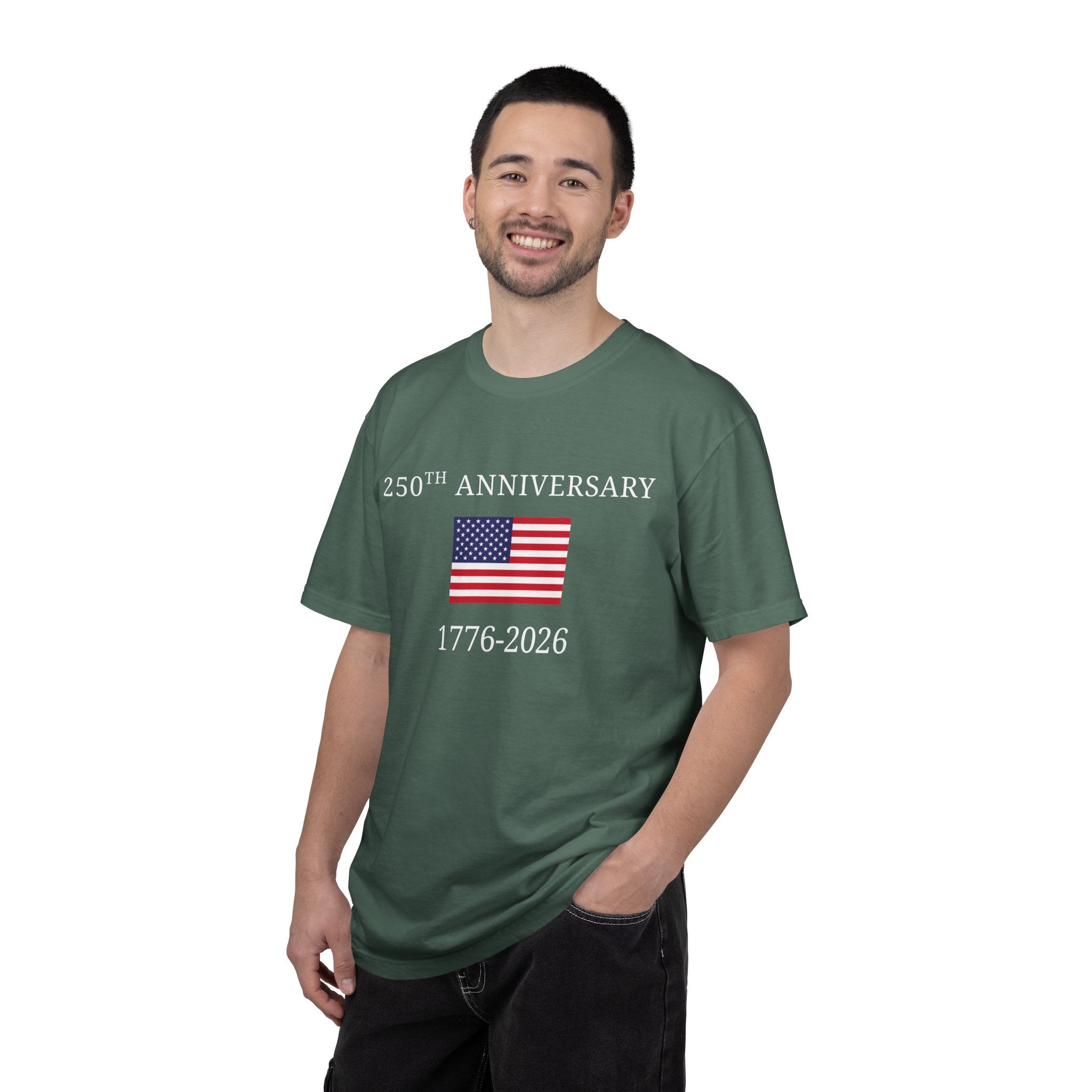 T-Shirt — 250th Anniversary USA Flag 1776-2026 Patriotic Shirt
