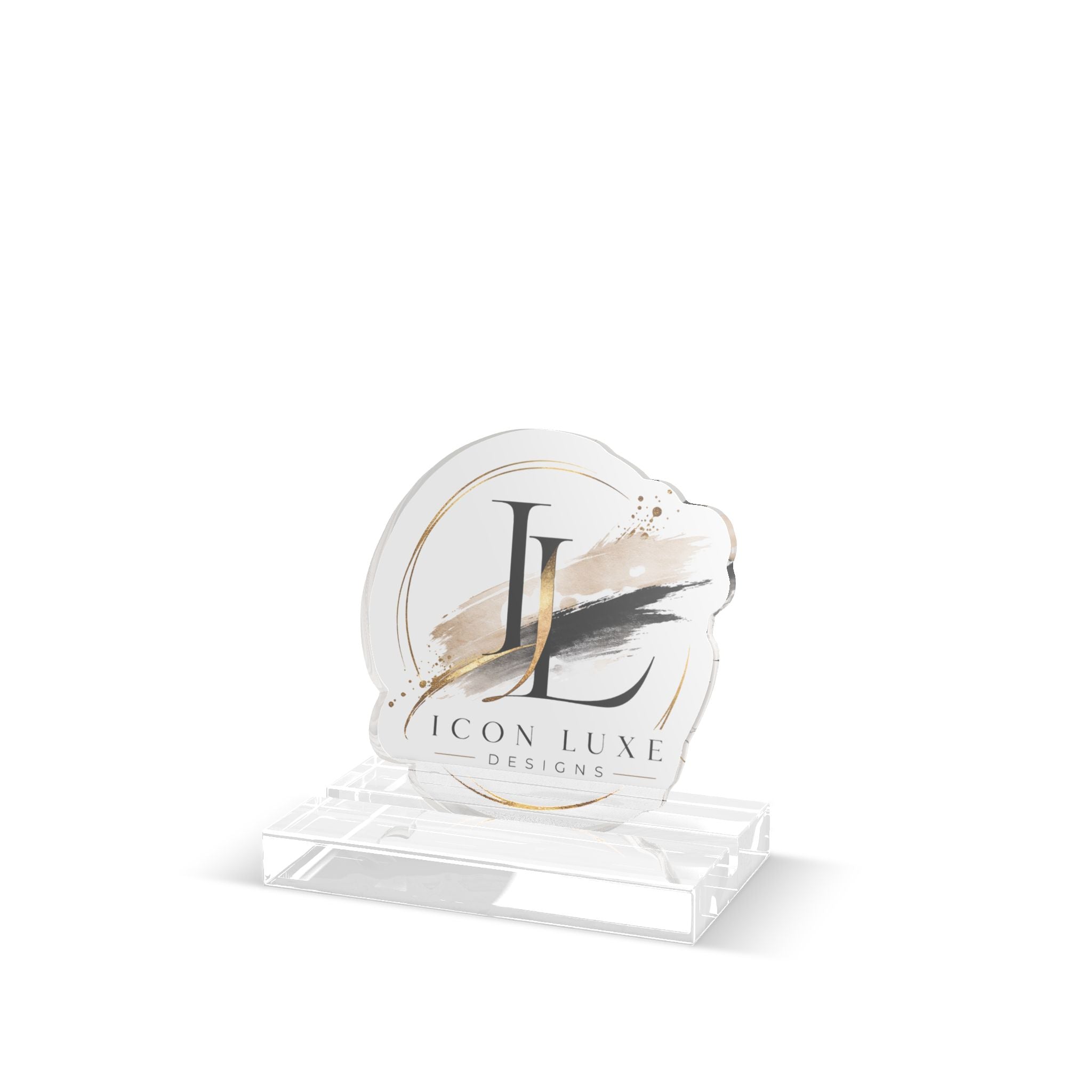 Custom Cut Standee — Personalized Acrylic Desk Display (Logo or Photo)