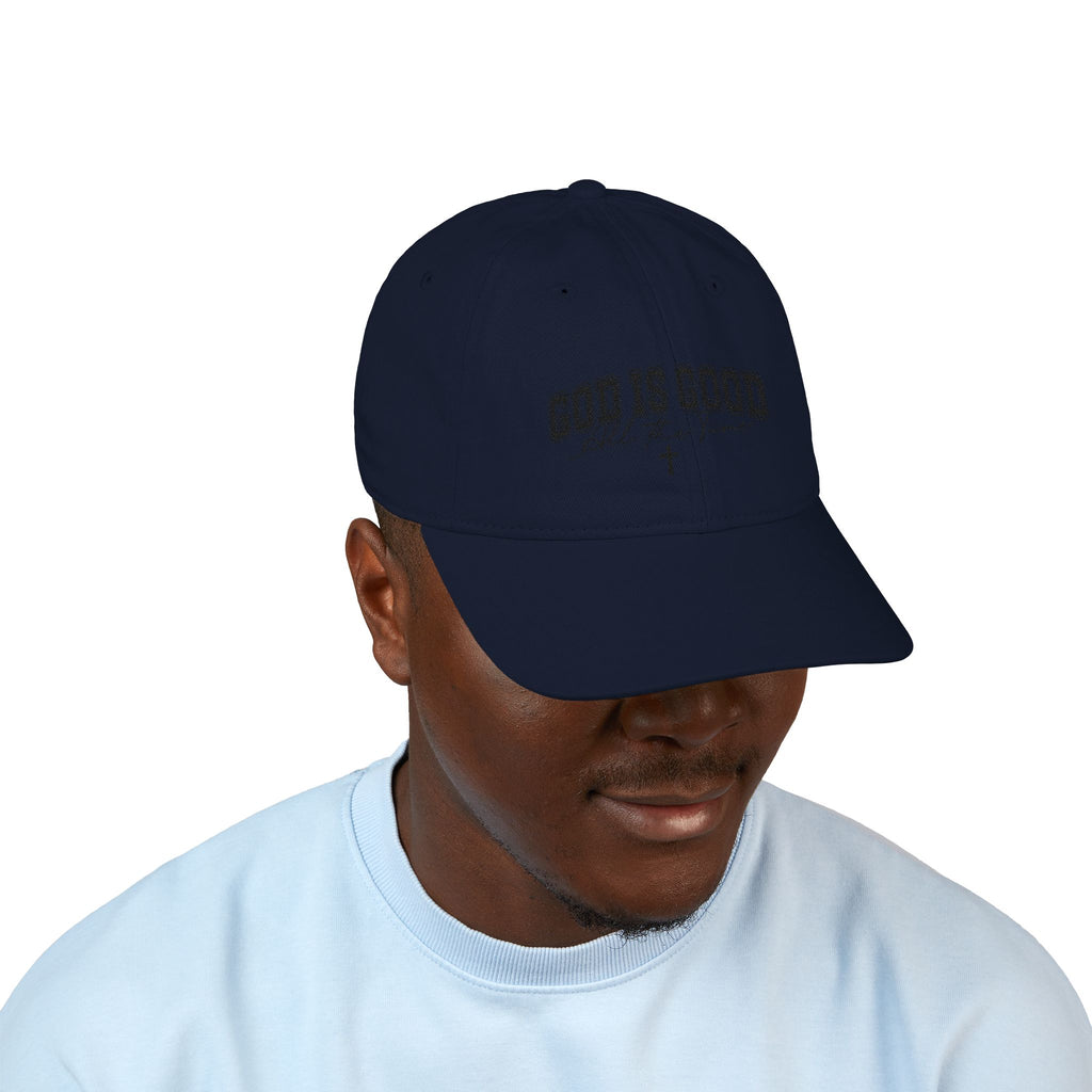 Baseball Cap — "God Is Good All The Time" Embroidered Christian Hat