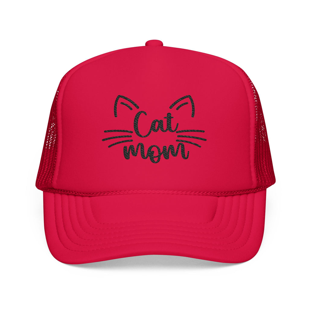 Cat Mom Foam Trucker Hat