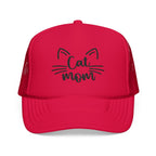 Cat Mom Foam Trucker Hat