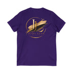Custom Pocket V‑Neck Tee — Bella + Canvas
