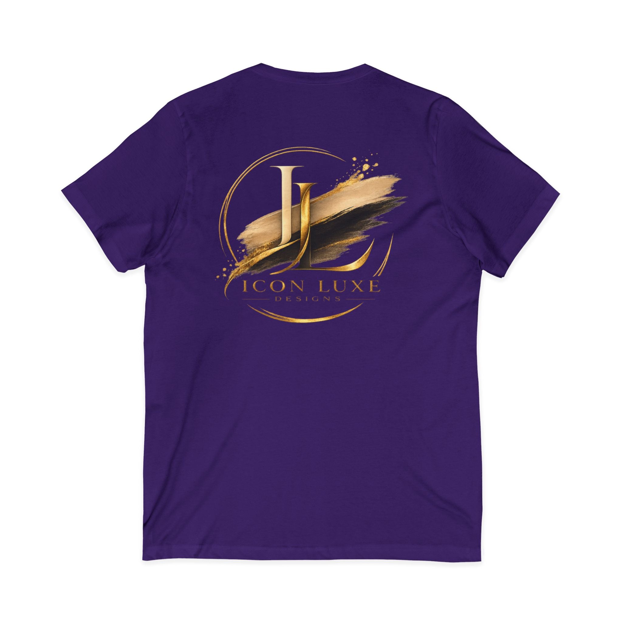 Custom Pocket V‑Neck Tee — Bella + Canvas